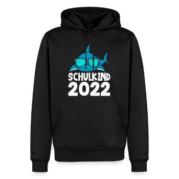 Schulkind 2022 Einschulung Junge - Männer Premium Bio Hoodie - Schwarz - Vorne - Nico (187cm)