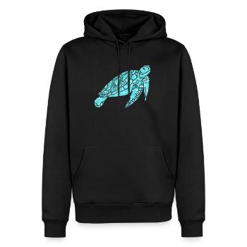 Tortues colorées Diver Holiday Ladies - Sweat à capuche Premium bio Homme - noir - Devant - Nico (187cm)