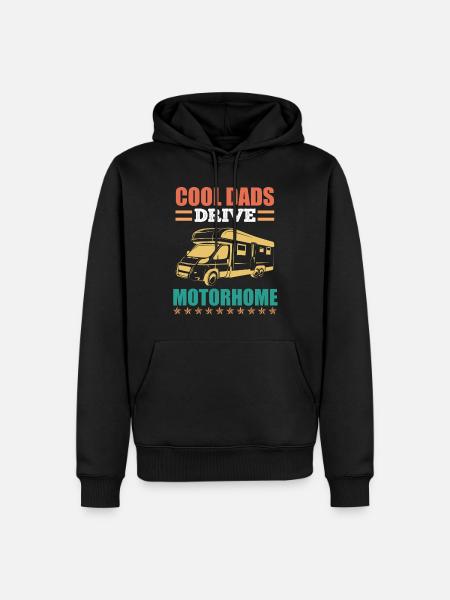 Coole Papas fahren Wohnmobil Camper Wohnmobil - Herre Premium økologisk hoodie - sort