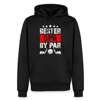 Golf Opa Best Opa by Par Golfspieler Golfer - Männer Premium Bio Hoodie - Schwarz - Vorne - Nico (187cm)