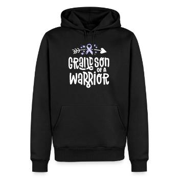 Enkel eines Kriegers - Männer Premium Bio Hoodie - Schwarz - Vorne - Nico (187cm)