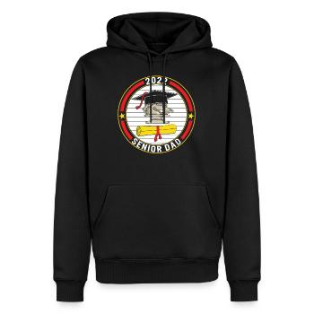 Klasse von 2022 Senior Chess Dad Graduation - Männer Premium Bio Hoodie - Schwarz - Vorne - Nico (187cm)