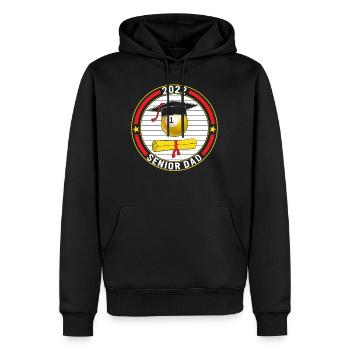 Klasse von 2022 Senior Billard Dad Graduation - Männer Premium Bio Hoodie - Schwarz - Vorne - Nico (187cm)
