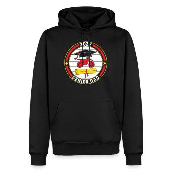 Klasse von 2022 Senior Motocross Dad Graduation - Männer Premium Bio Hoodie - Schwarz - Vorne - Nico (187cm)