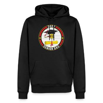 Klasse von 2022 Senior Disc Golf Dad Graduation - Männer Premium Bio Hoodie - Schwarz - Vorne - Nico (187cm)