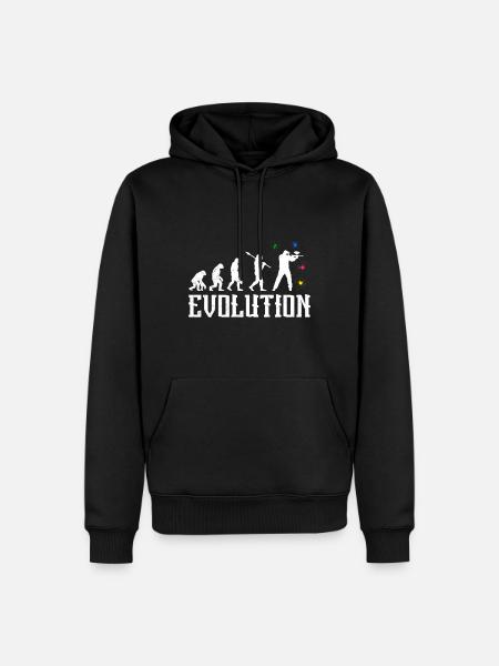 Paintballer Evolution Paintball - Sweat à capuche Premium bio Homme - noir
