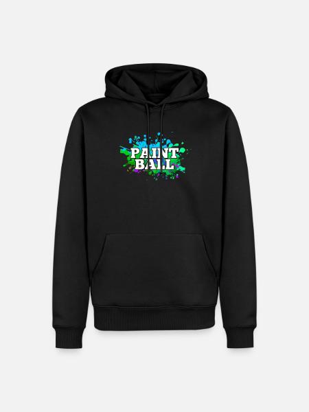 Paintball - Men’s Premium Organic Hoodie - black
