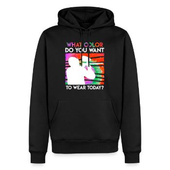 What color do you want to wear today? Paintball - Men’s Premium Organic Hoodie - black - Front - Nico (187cm)