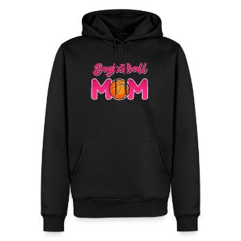 Basketball Mom Basketball Mutter - Männer Premium Bio Hoodie - Schwarz - Vorne - Nico (187cm)