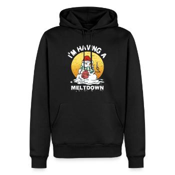 Ich habe einen schmelzenden Weihnachtsmann-Schneemann-Urlaub - Männer Premium Bio Hoodie - Schwarz - Vorne - Nico (187cm)