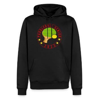 Paddleball Senior 2023 T Shirt - Sweat à capuche Premium bio Homme - noir - Devant - Nico (187cm)