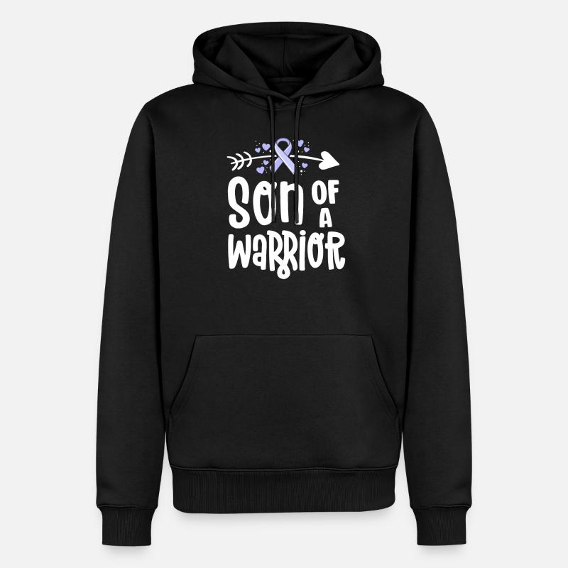Fils d’un guerrier - Sweat à capuche Premium bio Homme - noir