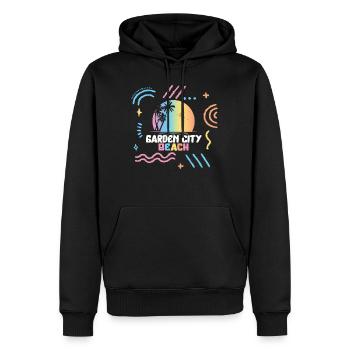 Garden City Beach Florida Vacation Family - Men’s Premium Organic Hoodie - black - Front - Nico (187cm)