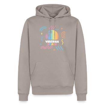 Virginia Beach Florida Urlaub Familie - Männer Premium Bio Hoodie - Taupe - Vorne - Nico (187cm)