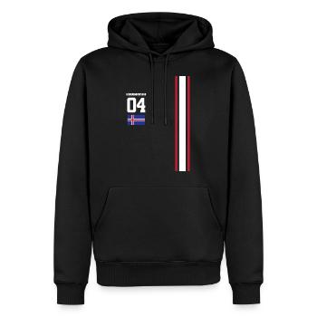 Sauftrikot Island Biervernichtsson - Männer Premium Bio Hoodie - Schwarz - Vorne - Nico (187cm)