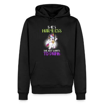 Die tut nix die will nur Saufen Damen Party - Männer Premium Bio Hoodie - Schwarz - Vorne - Nico (187cm)