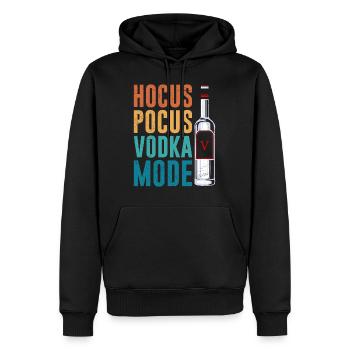 Hokus Pokus Vodka Mode Buveur de vodka - Sweat à capuche Premium bio Homme - noir - Devant - Nico (187cm)