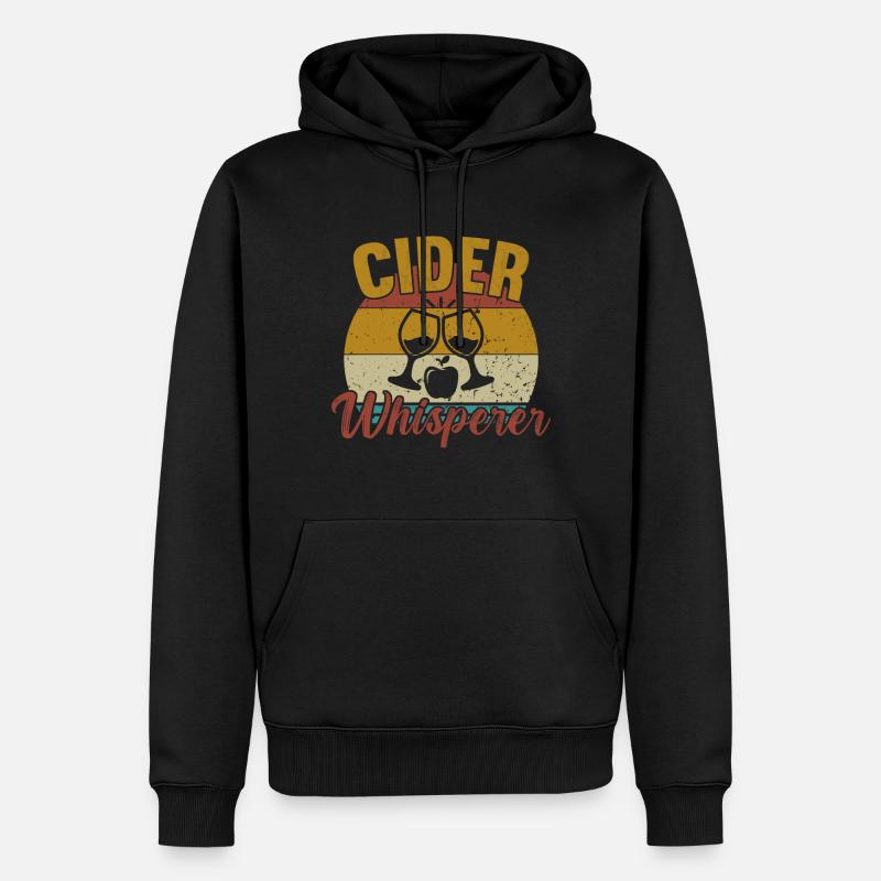 Cider Whisperer / Cider - Männer Premium Bio Hoodie - Schwarz