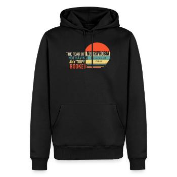 Notriphobie Substantiv Definition Hemd, Urlaub lustig - Männer Premium Bio Hoodie - Schwarz - Vorne - Nico (187cm)