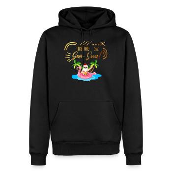 Weihnachten im Juli Hemd, es ist das Meer Sonne süß - Männer Premium Bio Hoodie - Schwarz - Vorne - Nico (187cm)