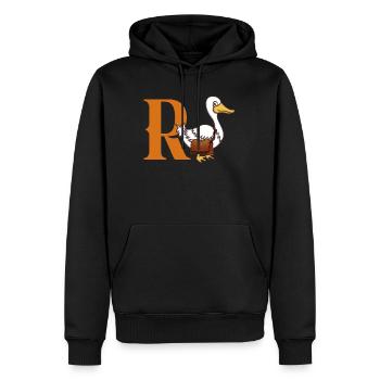 Rente Renteneintritt R Ente - Männer Premium Bio Hoodie - Schwarz - Vorne - Nico (187cm)