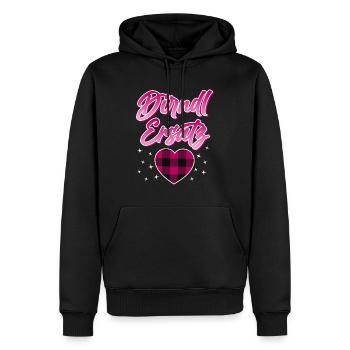 Dirndl Ersatz Trachtenshirt Bayern Trachten - Männer Premium Bio Hoodie - Schwarz - Vorne - Nico (187cm)