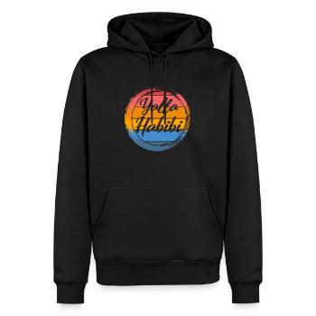 Yalla Habibi Shirt, Let's Go My Dear Muslim Gift - Men’s Premium Organic Hoodie - black - Front - Nico (187cm)