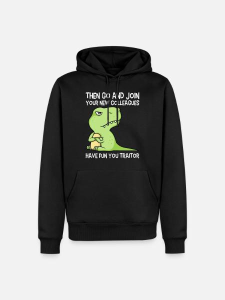 Changement d’emploi Adieu collègue Changement de département - Sweat à capuche Premium bio Homme - noir