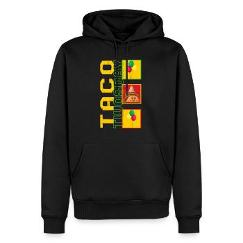 Chemise Cinco De Mayo, Taco Twosday 2ème Année - Sweat à capuche Premium bio Homme - noir - Devant - Nico (187cm)