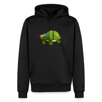Tshirt autistique Autimus Cadeau Asperger Enfants - Sweat à capuche Premium bio Homme - noir - Devant - Nico (187cm)