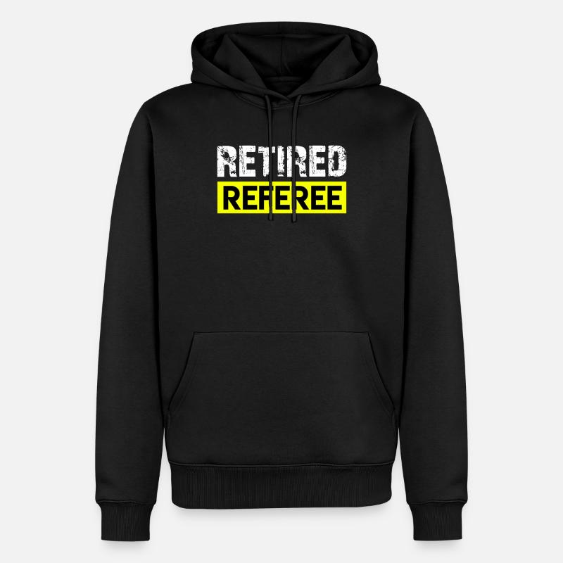 Arbitres retraités Arbitres retraités Arbitres - Sweat à capuche Premium bio Homme - noir