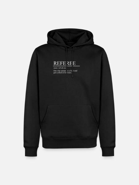 Referee Definition Shiri - Men’s Premium Organic Hoodie - black