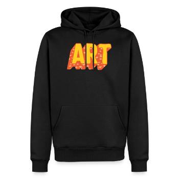 Art Shirt, Art Sport Lover, Art Teacher Gift, Art - Men’s Premium Organic Hoodie - black - Front - Nico (187cm)