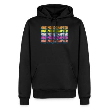 Leseshirt, Noch ein Kapitel-T-Shirt, lustiges Buch - Männer Premium Bio Hoodie - Schwarz - Vorne - Nico (187cm)