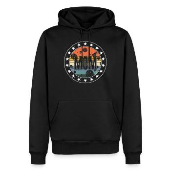 Chemise Space Mom, T-shirt Mom Outer Space, Astronaute - Sweat à capuche Premium bio Homme - noir - Devant - Nico (187cm)