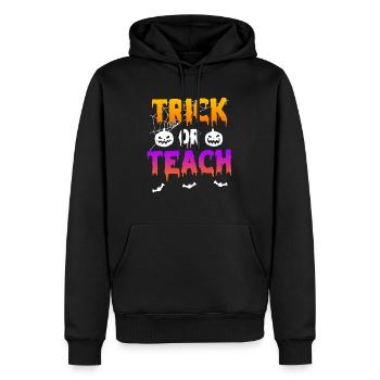 Süßes oder Saures Halloween - Männer Premium Bio Hoodie - Schwarz - Vorne - Nico (187cm)