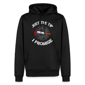 Serial Killer Blood Halloween - Men’s Premium Organic Hoodie - black - Front - Nico (187cm)