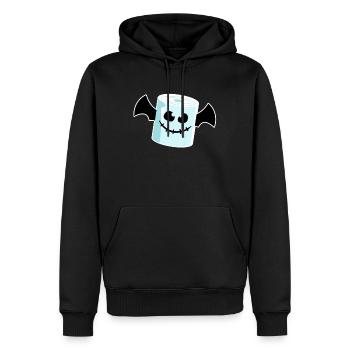 Toilettenpapier Fledermaus Halloween - Männer Premium Bio Hoodie - Schwarz - Vorne - Nico (187cm)
