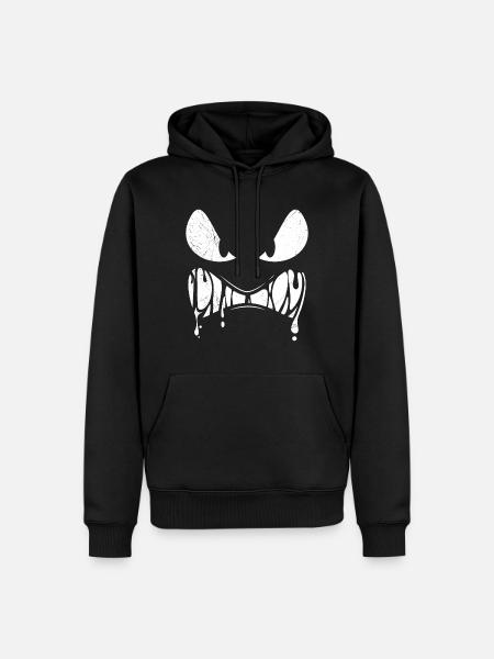 Monster Mask Halloween - Men’s Premium Organic Hoodie - black
