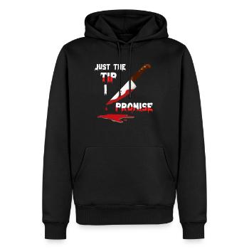 Serial Killer Knife Halloween - Men’s Premium Organic Hoodie - black - Front - Nico (187cm)