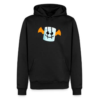 Toilettenpapier Fledermaus Halloween - Männer Premium Bio Hoodie - Schwarz - Vorne - Nico (187cm)