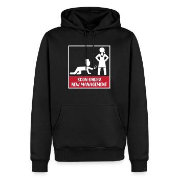 Ehemann Bräutigam Junggesellenabschied - Männer Premium Bio Hoodie - Schwarz - Vorne - Nico (187cm)