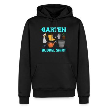 Garten Buddel Shirt Gartenarbeit - Männer Premium Bio Hoodie - Schwarz - Vorne - Nico (187cm)