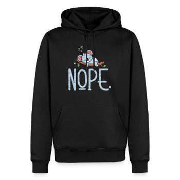 Nope Koala Bear pour un zoo Amoureux des animaux - Sweat à capuche Premium bio Homme - noir - Devant - Nico (187cm)