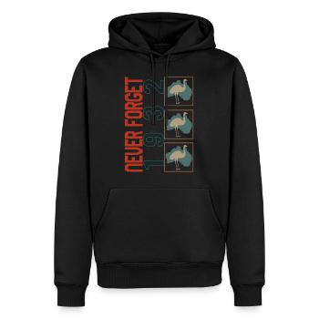 Australian War Shirt, Never Forget 1932 Funny - Men’s Premium Organic Hoodie - black - Front - Nico (187cm)