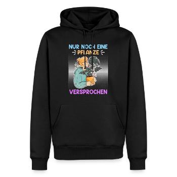 Nur noch eine Pflanze Garten Gärtner - Männer Premium Bio Hoodie - Schwarz - Vorne - Nico (187cm)