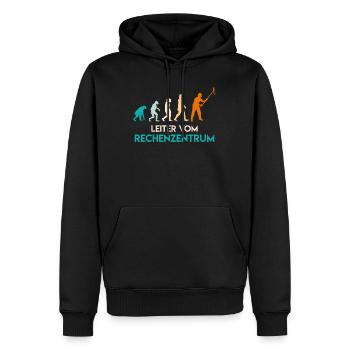 Leiter vom Rechenzentrum Garten - Männer Premium Bio Hoodie - Schwarz - Vorne - Nico (187cm)