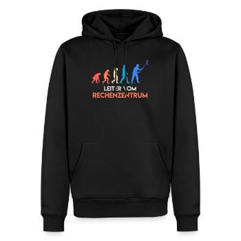 Leiter vom Rechenzentrum Garten - Männer Premium Bio Hoodie - Schwarz - Vorne - Nico (187cm)