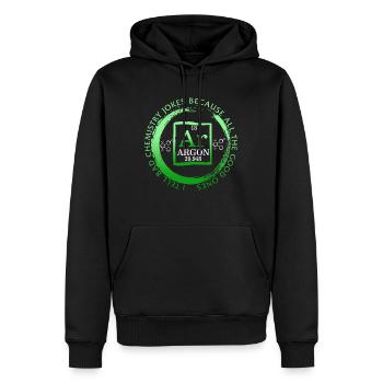 Chemical Element Ar Argon Shirt, I Tell Bad - Sweat à capuche Premium bio Homme - noir - Devant - Nico (187cm)
