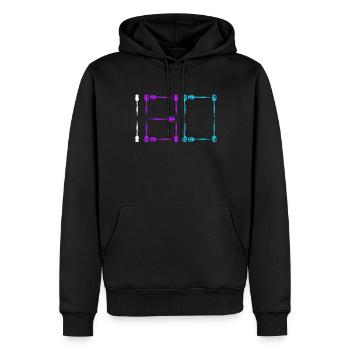 Darts 180 Dartpfeile 180er in Dart - Männer Premium Bio Hoodie - Schwarz - Vorne - Nico (187cm)